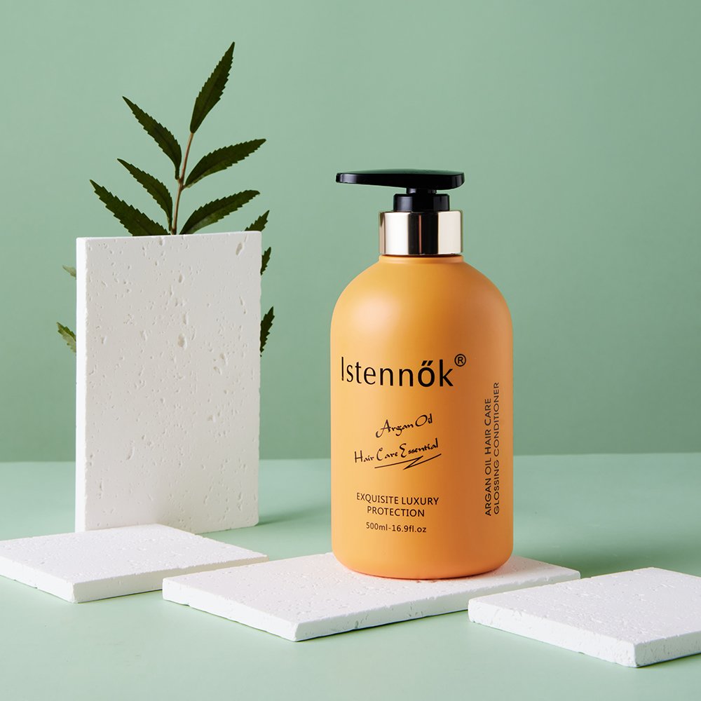 Istennok Improve Moisture Reduce Breakage and Frizz Argan Hair oil Shampoo and Conditioner Sulfate Free Kits