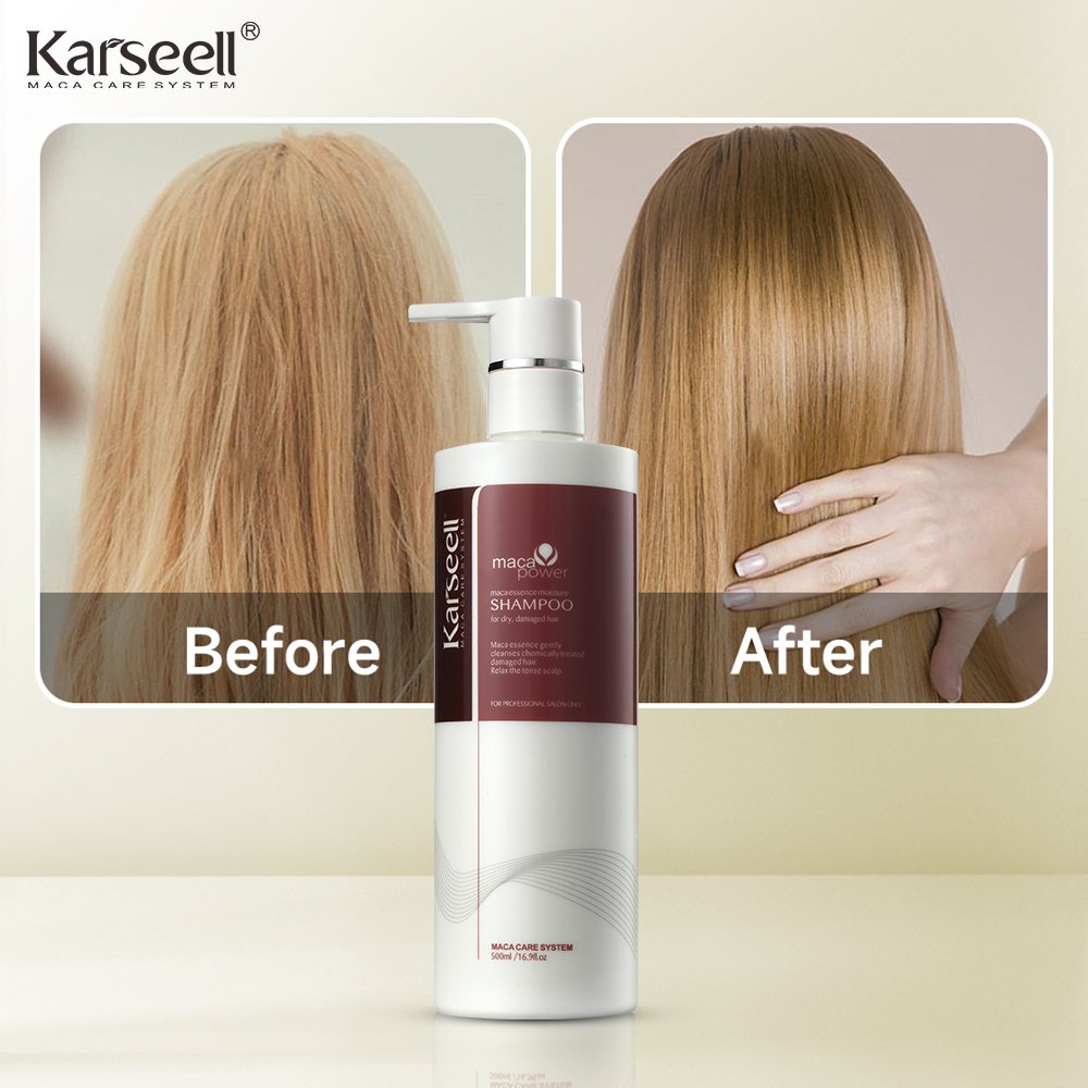 KARSEELL hair care argan oil hair protein mild herbal shampoo for hair loss