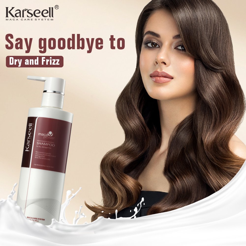 KARSEELL hair care argan oil hair protein mild herbal shampoo for hair loss