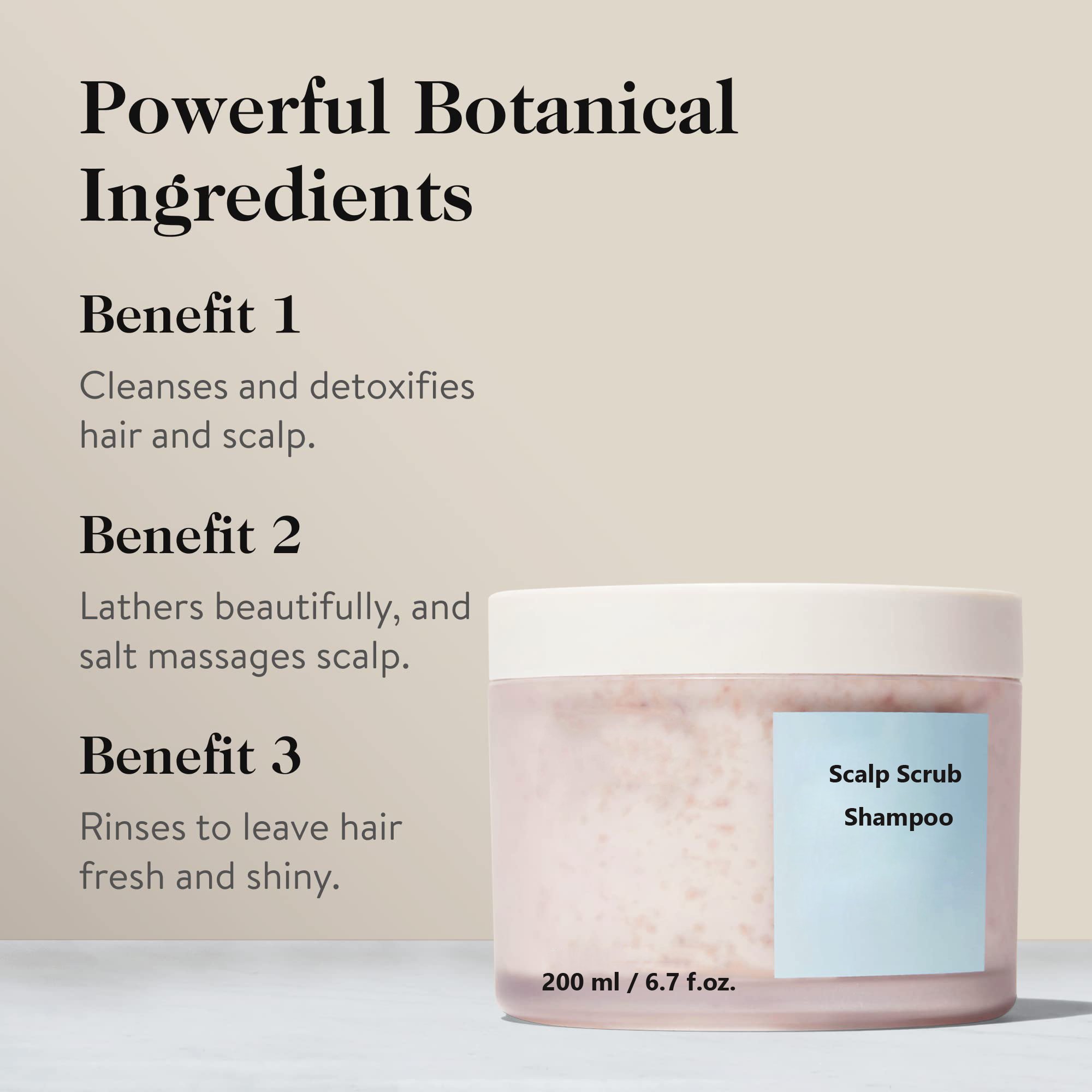 New arrival scalp scrub shampoo private label hair care growth scalp massager shampoo brush logo scalp exfoliant scrub shampoo