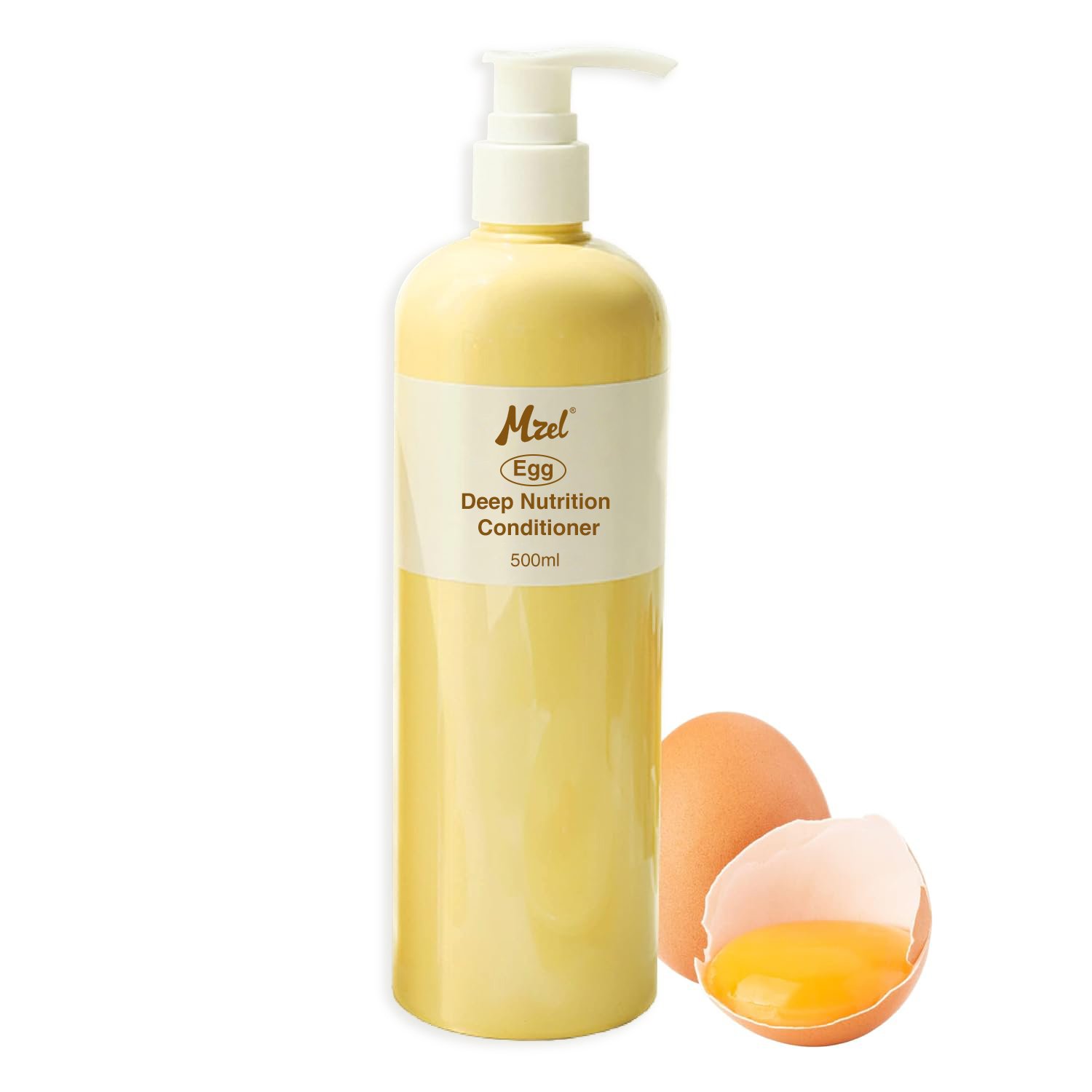 Private Label Egg Deep Nutrition Shampoo and Conditioner Hair care Set for Dry And Damage Hair with Honey Olive Oil