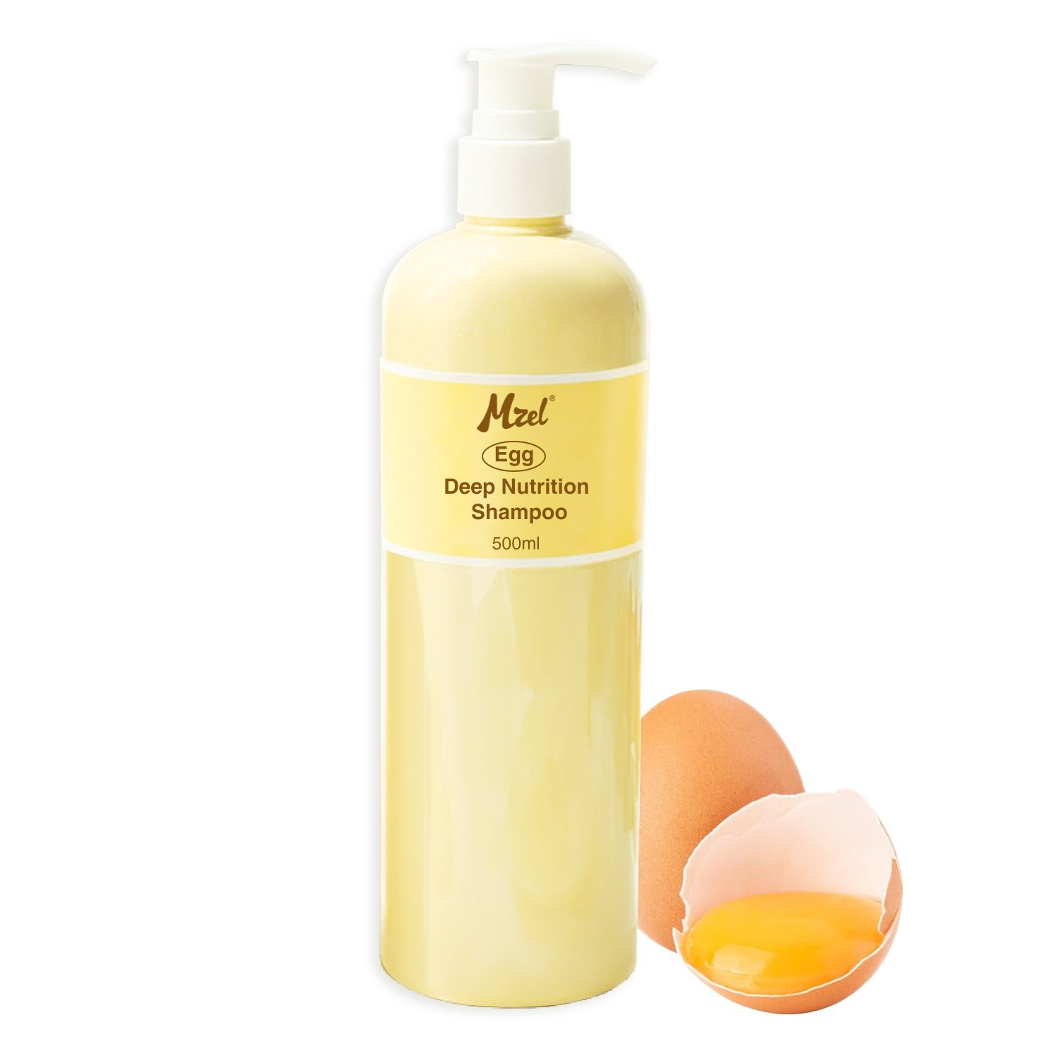 Private Label Egg Deep Nutrition Shampoo and Conditioner Hair care Set for Dry And Damage Hair with Honey Olive Oil