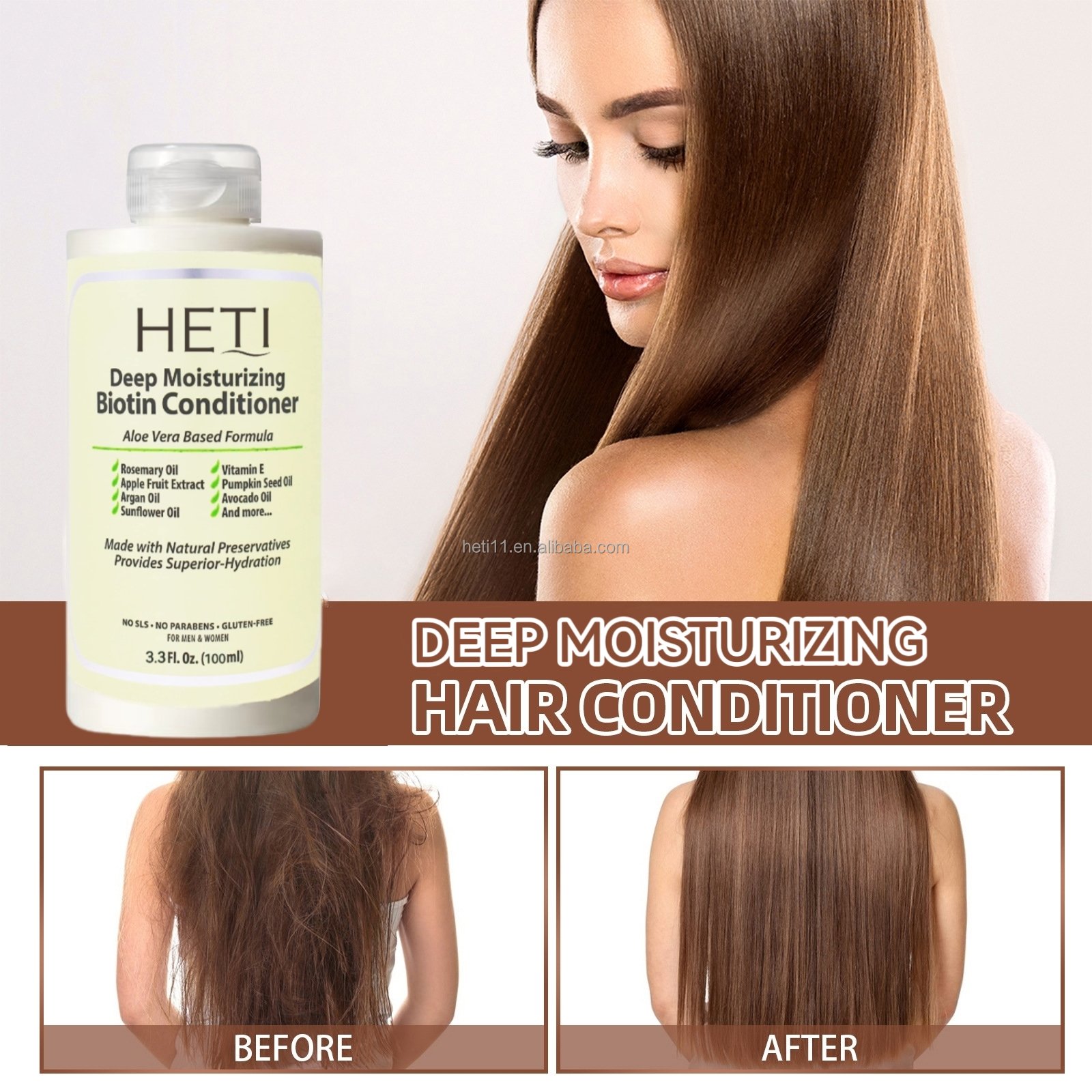 Herbal Hair anti-thinning Biotin Shampoo & Conditioner set