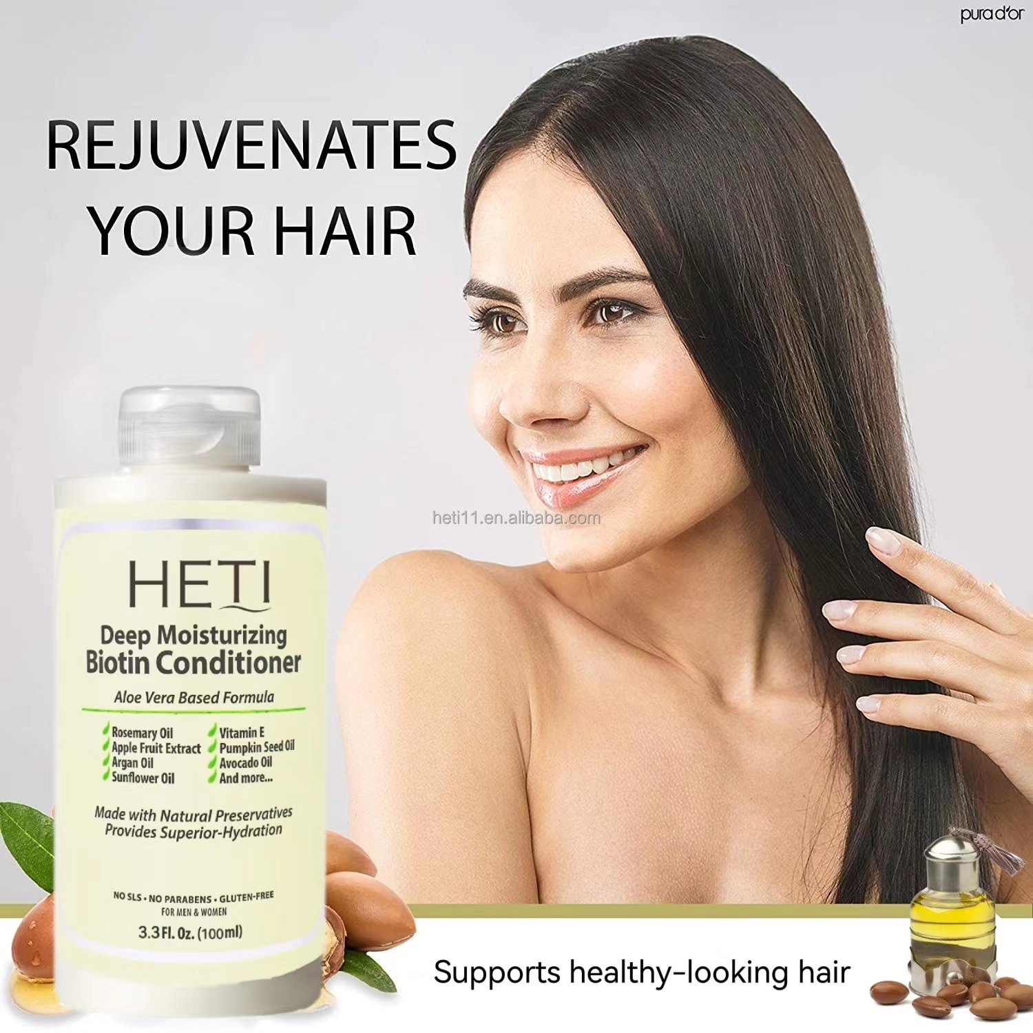 Herbal Hair anti-thinning Biotin Shampoo & Conditioner set