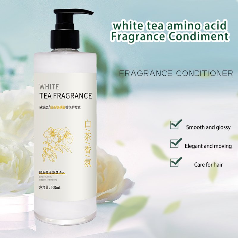 500ml White Tea Amino Acid Shampoo Dandruff Refreshing Hair Care Shampoo Lasting Fragrance Plant Essence Shampoo
