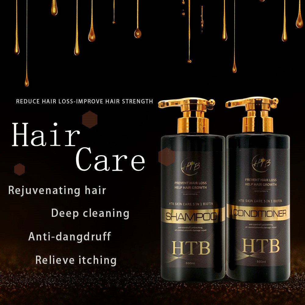 wholesales private label oem factory customer log prevent hair loss biotin shampoo and conditioner