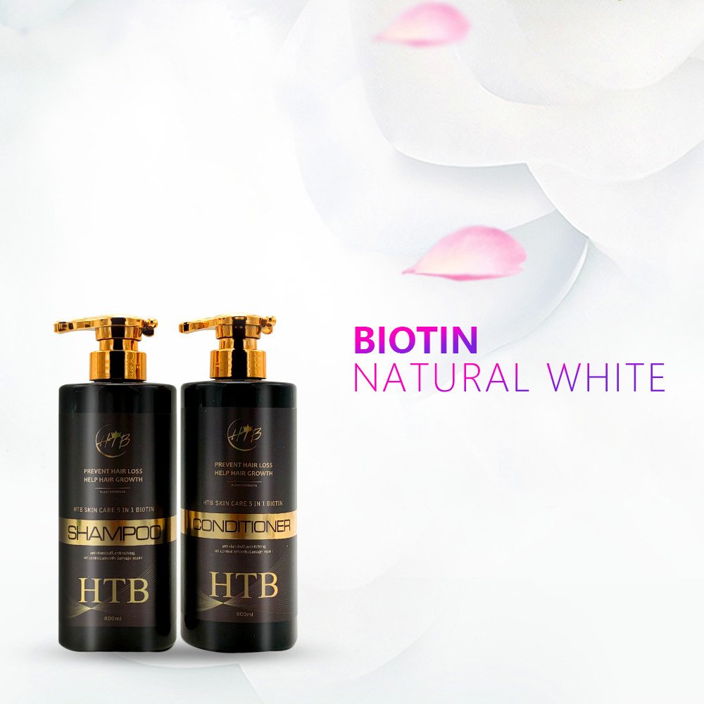 wholesales private label oem factory customer log prevent hair loss biotin shampoo and conditioner