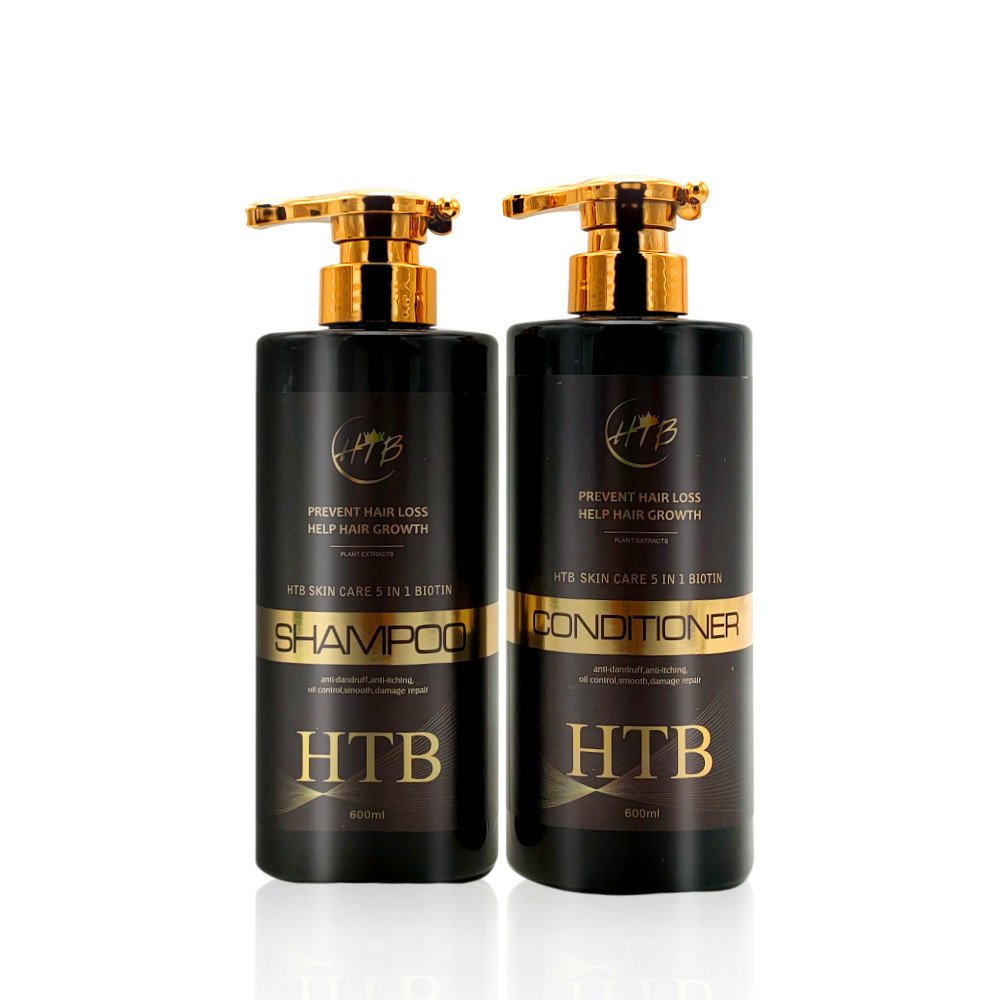 wholesales private label oem factory customer log prevent hair loss biotin shampoo and conditioner