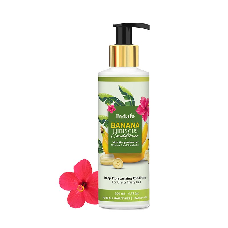Best Quality Hibiscus Banana Hair Shampoo Anti-Dandruff & Anti-Frizz Revitalizing for All Hair Types Damaged Hair Home Use