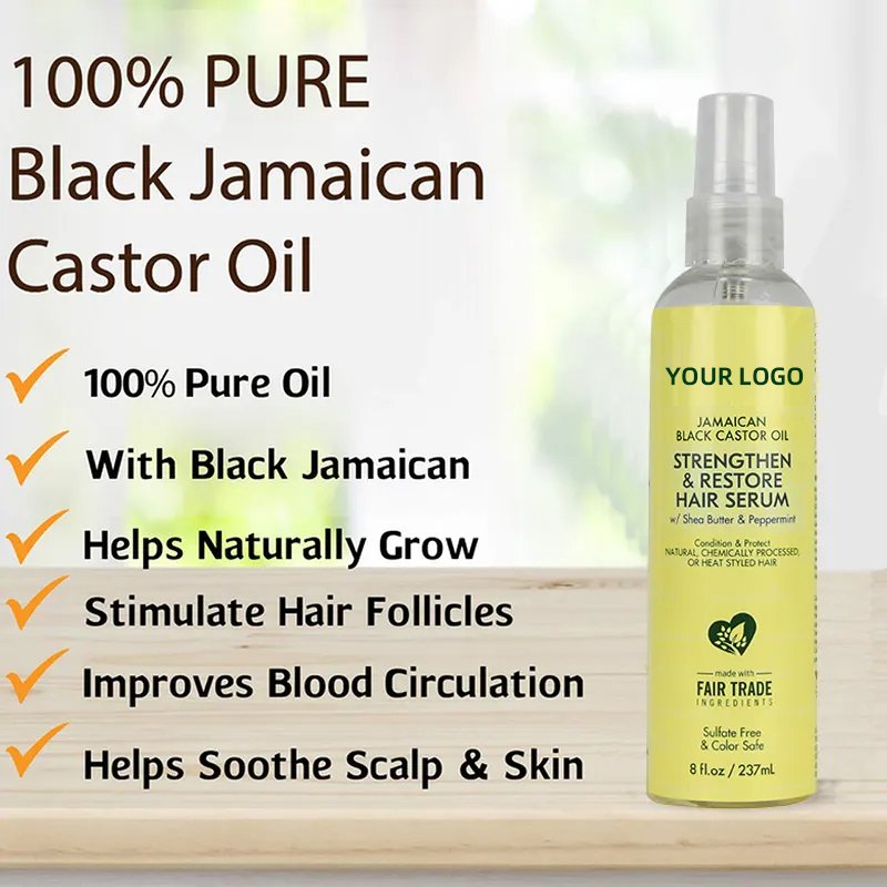 Jamaican Black Terrish sesame oil shampoo hair mask repair dry hair promotes long hair conditioner 5 -piece suit