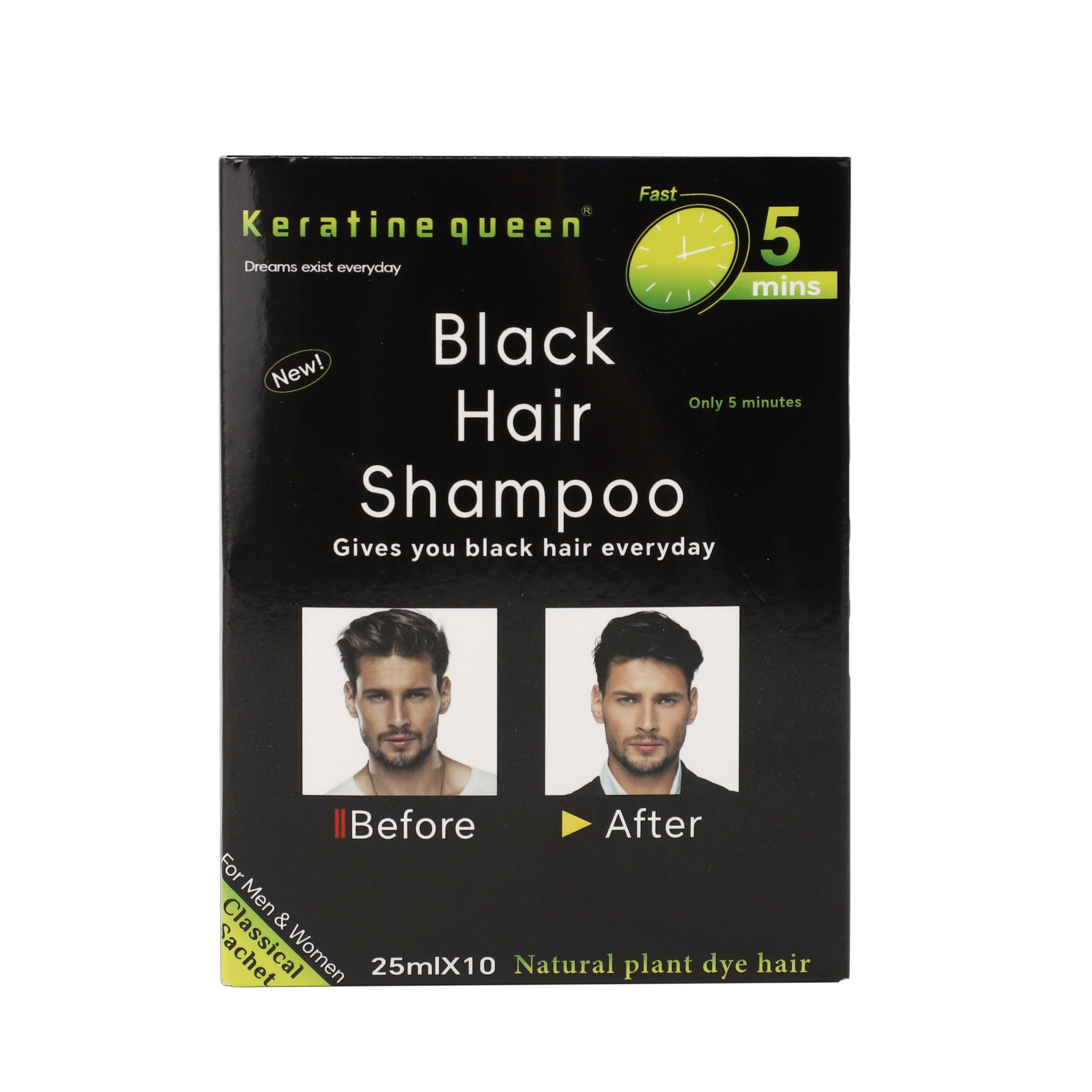 OEM Factory Natural Black Hair Color Shampoo Organic Fast Dyeing Color Cream Amino Acid Nourishing Hair Dye Shampoo