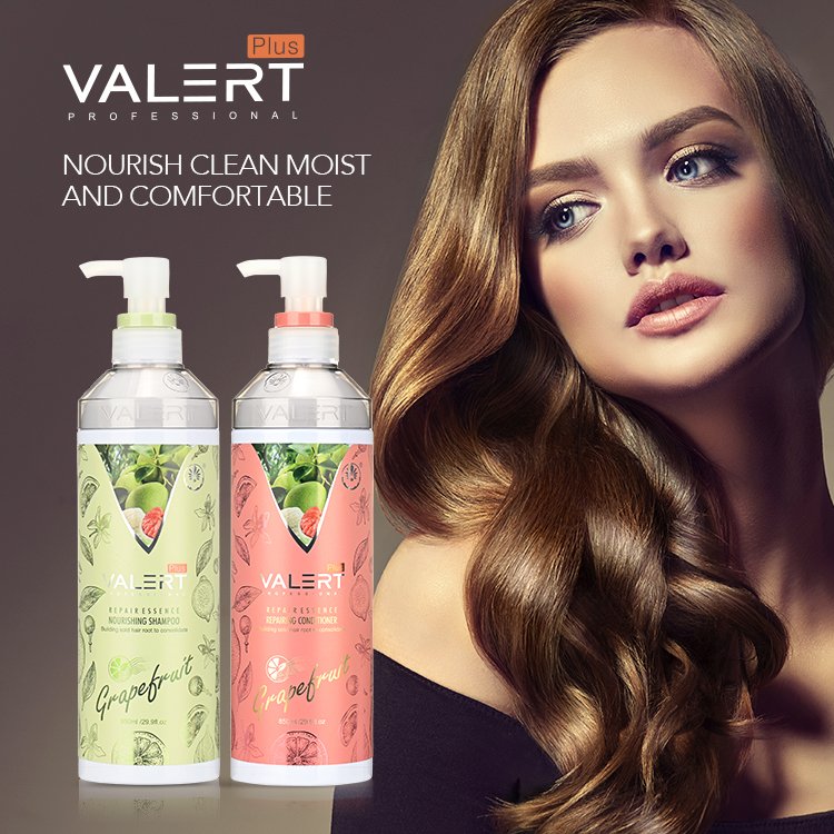 Huati Sifuli VALERT 850ml Keratin Organic Grapefruit Essence Oily Hair scalp Nourishing Repairing Dandruff Natural Hair Shampoo