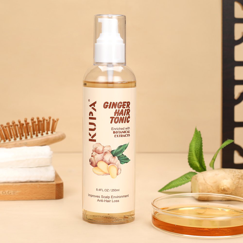 Free Samples Scalp Hair Tonic Repairing Anti Loss Regrowth Oil Natural Ginger Hair Growth Tonic