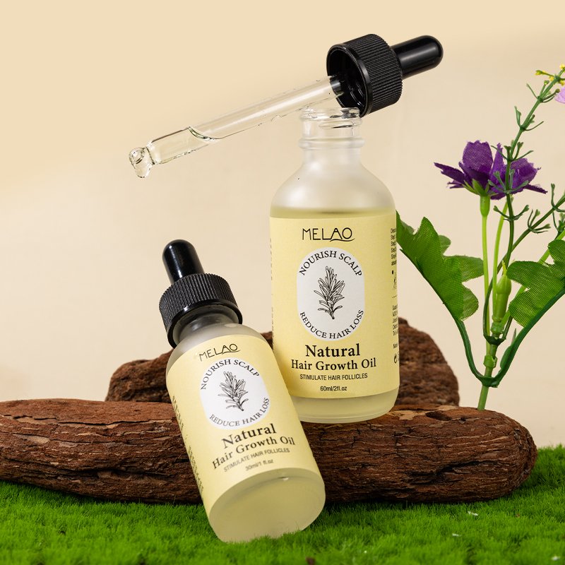 Private Label Natural Hair Care Nourishing Volumizing Castor Rosemary Hair Growth Oil For Women