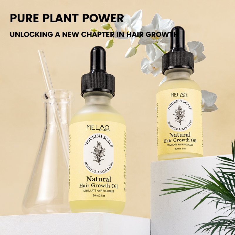 Private Label Natural Hair Care Nourishing Volumizing Castor Rosemary Hair Growth Oil For Women