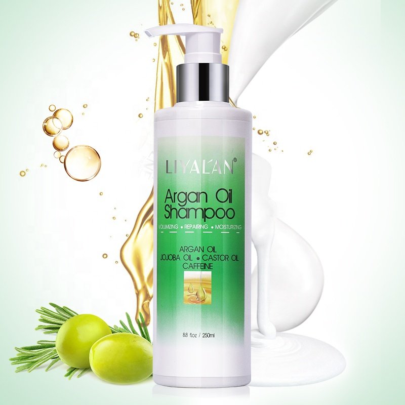 Private Label Thick Hair Repair Moisturizing Anti Hair Loss Curly Organic Argan Oil Shampoo