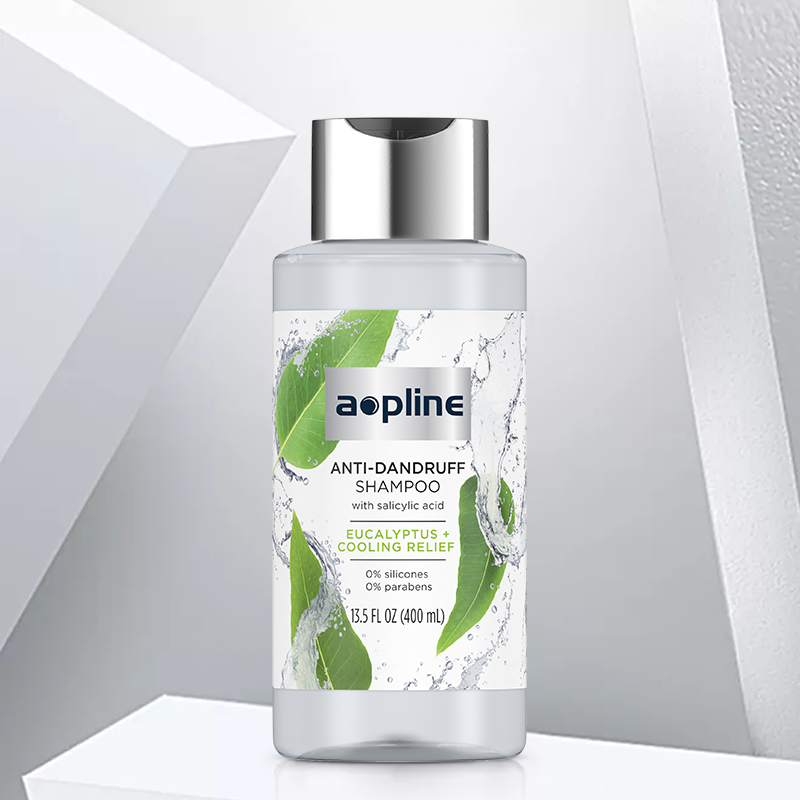 Private label anti lice vegano clear anti dandruff shampoo for oily hair and men