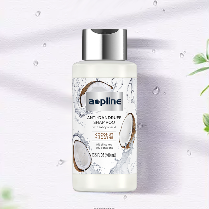Private label anti lice vegano clear anti dandruff shampoo for oily hair and men