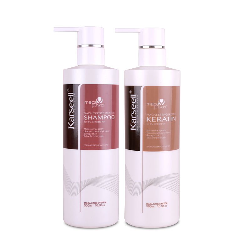 Karseell Wholesale Private Label Hair Care Product Organic Repairing Shampoo And Keratin Treatment Set