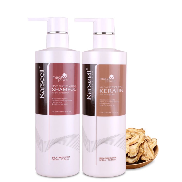 Karseell Wholesale Private Label Hair Care Product Organic Repairing Shampoo And Keratin Treatment Set