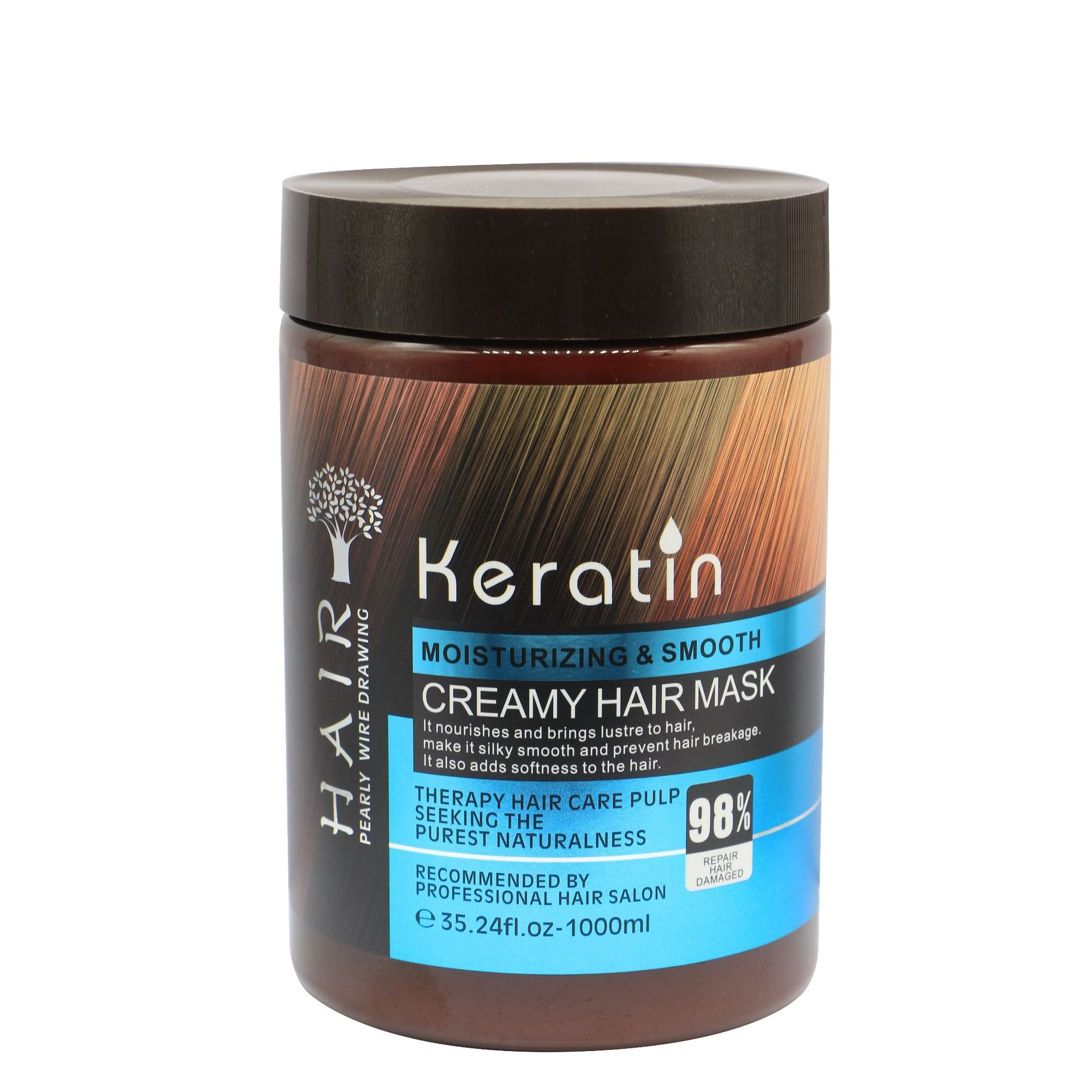Keratin treatment Natural Organic Keratin Vegan Argan Oil Hair Shampoo And Conditioner set