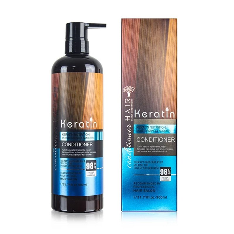 Keratin treatment Natural Organic Keratin Vegan Argan Oil Hair Shampoo And Conditioner set