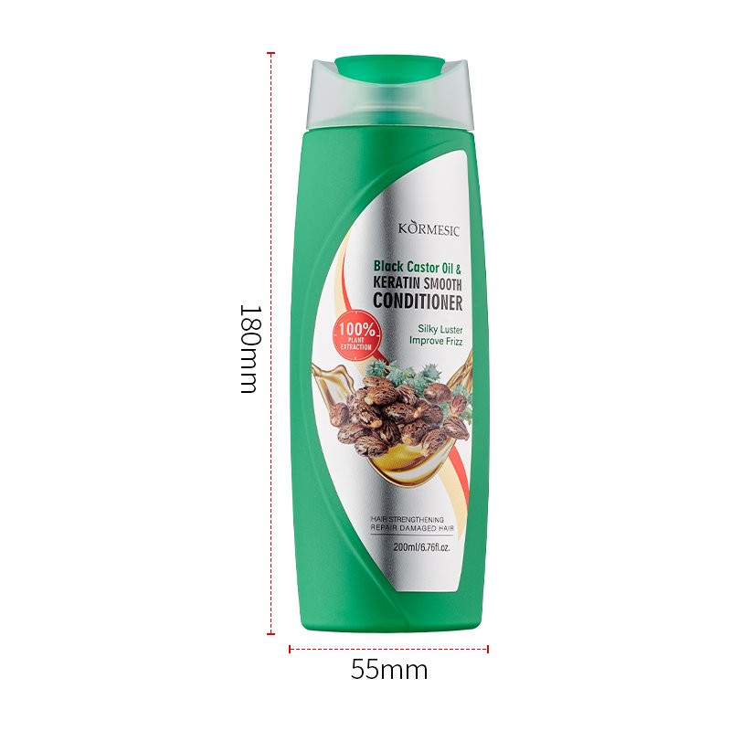 KORMESIC Private Label Original Organic Hair Growth Shampoo and Conditioner with Morocco Argan Oil Lavender Black Castor Oil