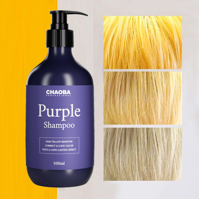 Hot selling no Yellow Toning Color Purple Silver Shampoo Blonde Platinum hair shampoo