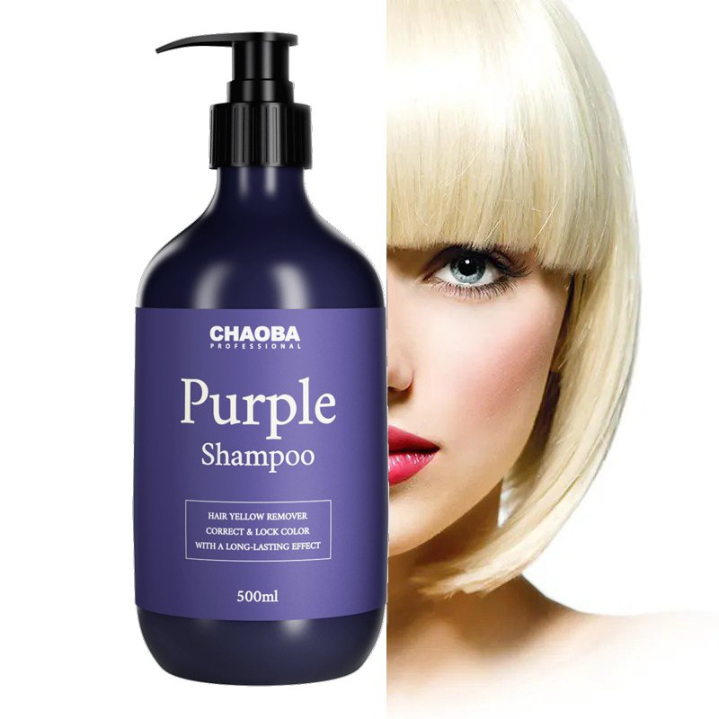 Hot selling no Yellow Toning Color Purple Silver Shampoo Blonde Platinum hair shampoo