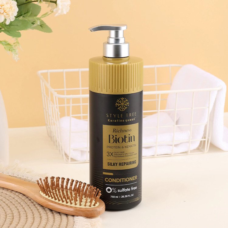 Private Label Biotin Protein Keratin Hair Care Set Shampoo and Conditioner Set Damage Repair Moisturizing Hair Treatment
