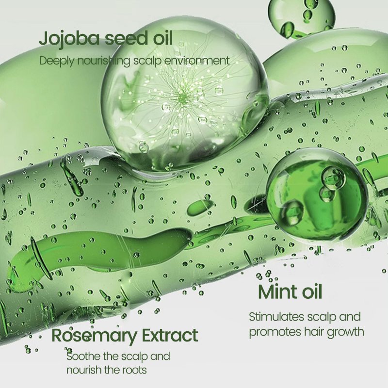 Jotigo Private Label Biotin Rosemary Essential Oil Promote Hair Growth Strengthen Scalp Repair Care Mint Hair Growth Oil
