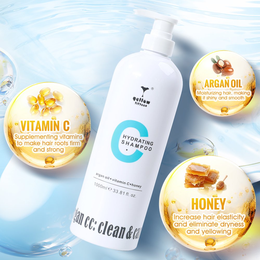 Wholesale Organic Hair Care Argan Oil Gallon Shampoo and Conditioner Set Private Label Honey Nourishing Hair Shampoo Bulk