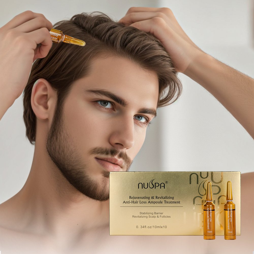 Free Samples Hair Care Anti Hair Loss Treatment Regrowth Essential Oil Herbal Ginseng Ginger Hair Ampoule