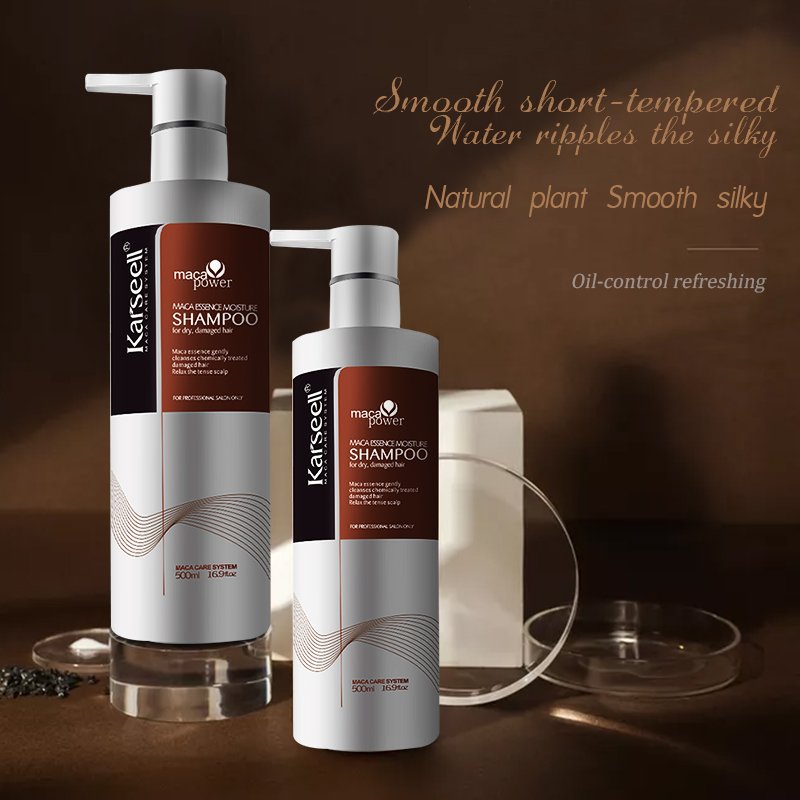Karseell Wholesale New Launch MACA Oil Soft&Smooth Shampoo 500/800ml