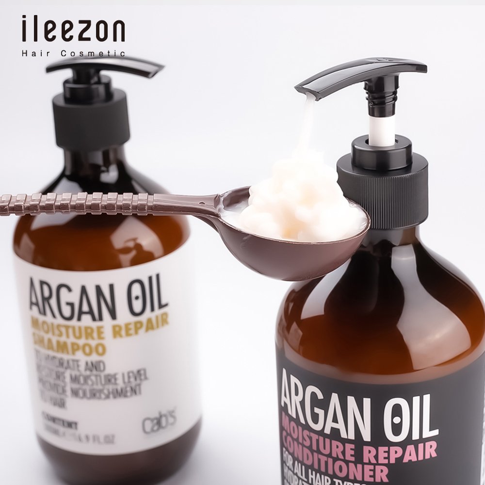 wholesale price hair cosmetic Argan Oil Moisture Repair Shampoo and Conditioner set