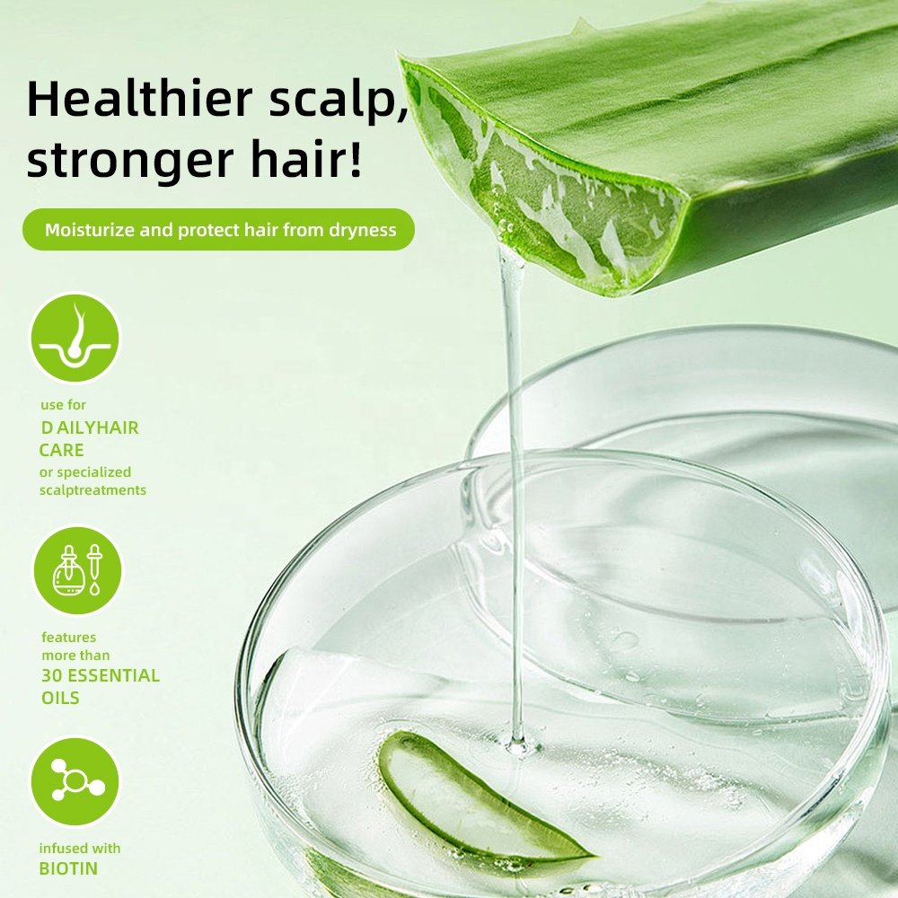 China Wholesale Customization Natural herbal aloe vera shampoo Oil Control Anti Dandruff Moisturizing shampoo