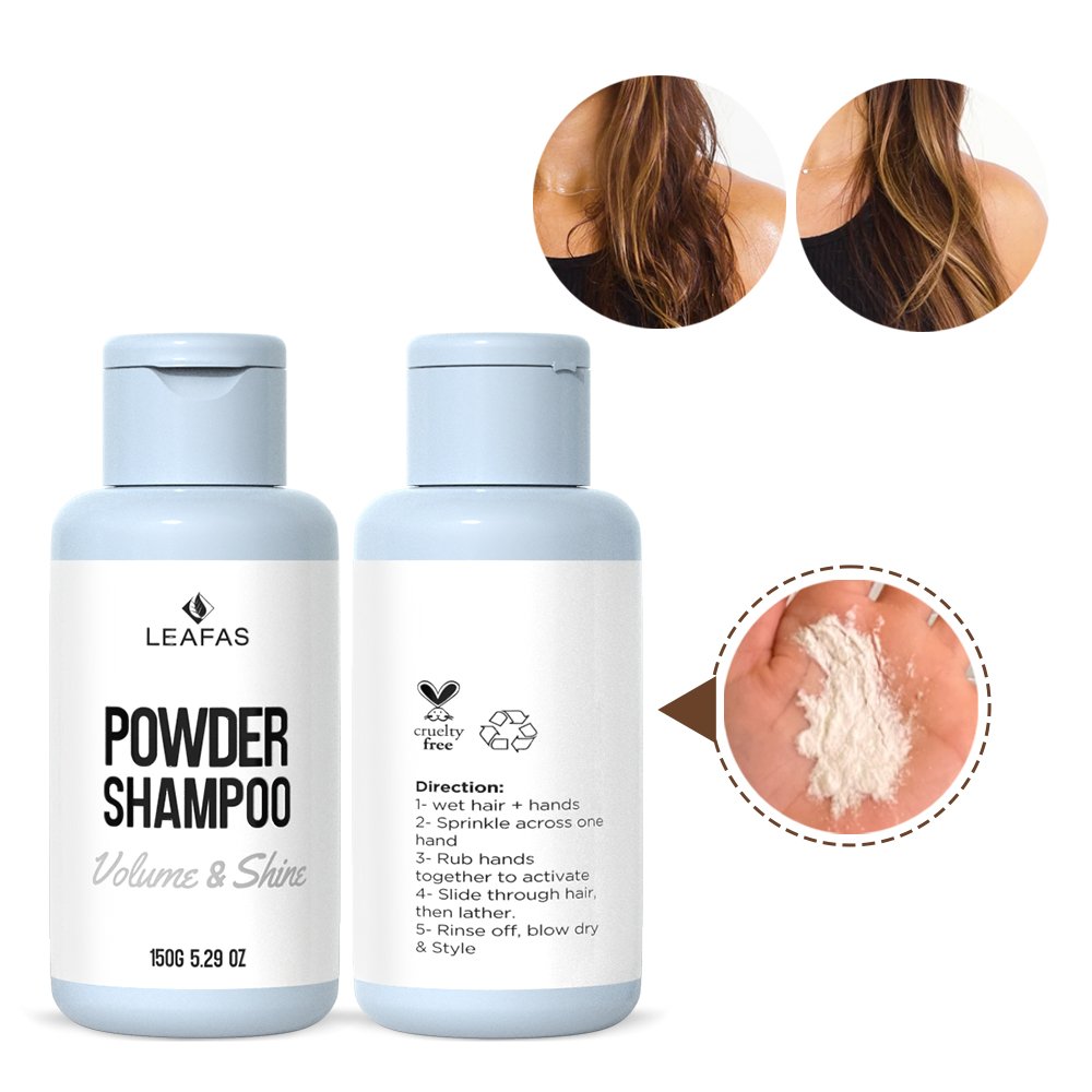 Private label hair care product deep clean powder shampoo for shinning and Volumizing hair natural jojoba oil shampoo powder
