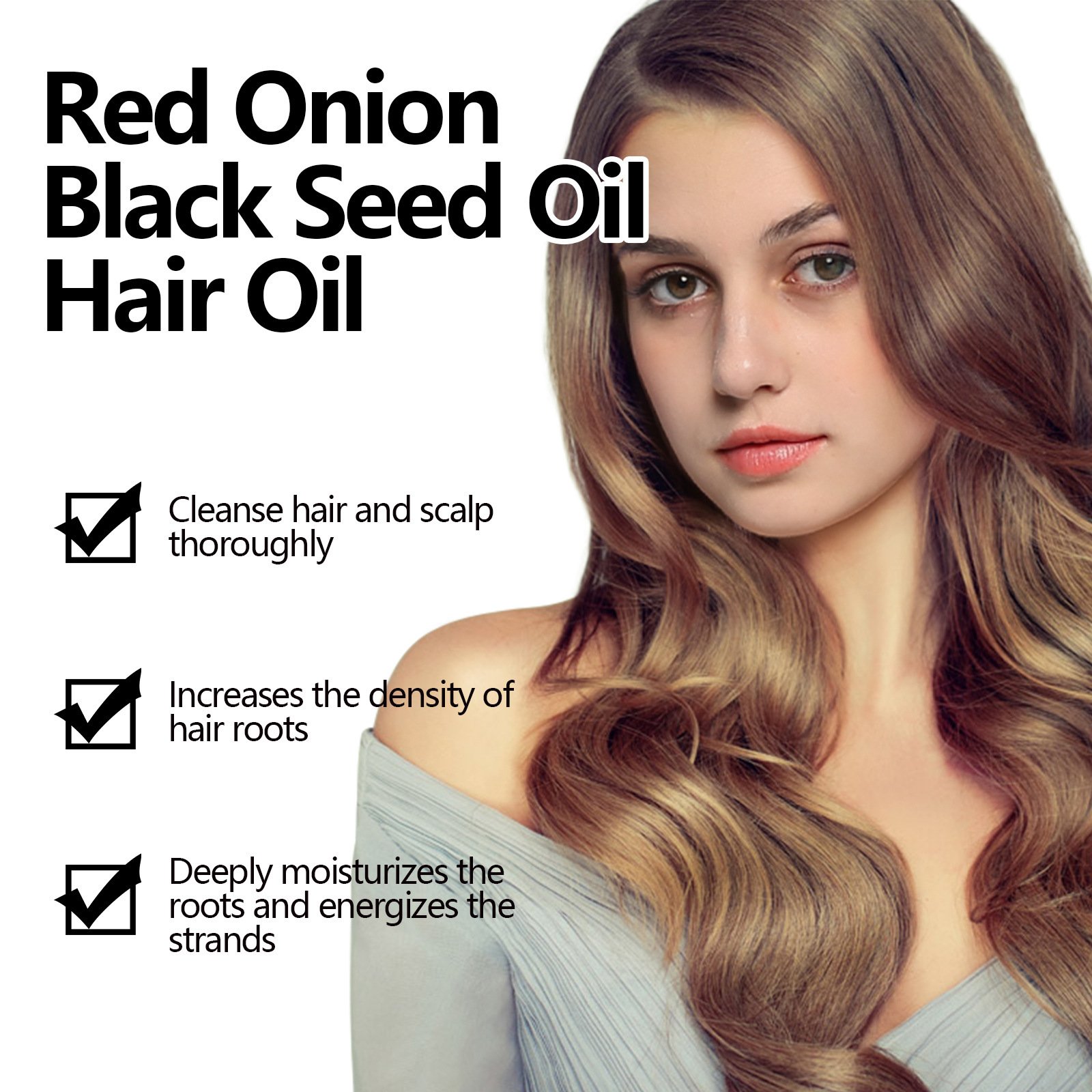 Wholesale Anit-Hair Loss Strengthens Growth Hair Red Onion Regrowth Hair Shampoo And Conditioner Set