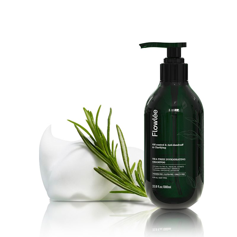 DIWEI 100% Pure Natural Custom Private Label Fast Hair Growth Ginger Anti-Dandruff Organic Tea Tree Oil Shampoo