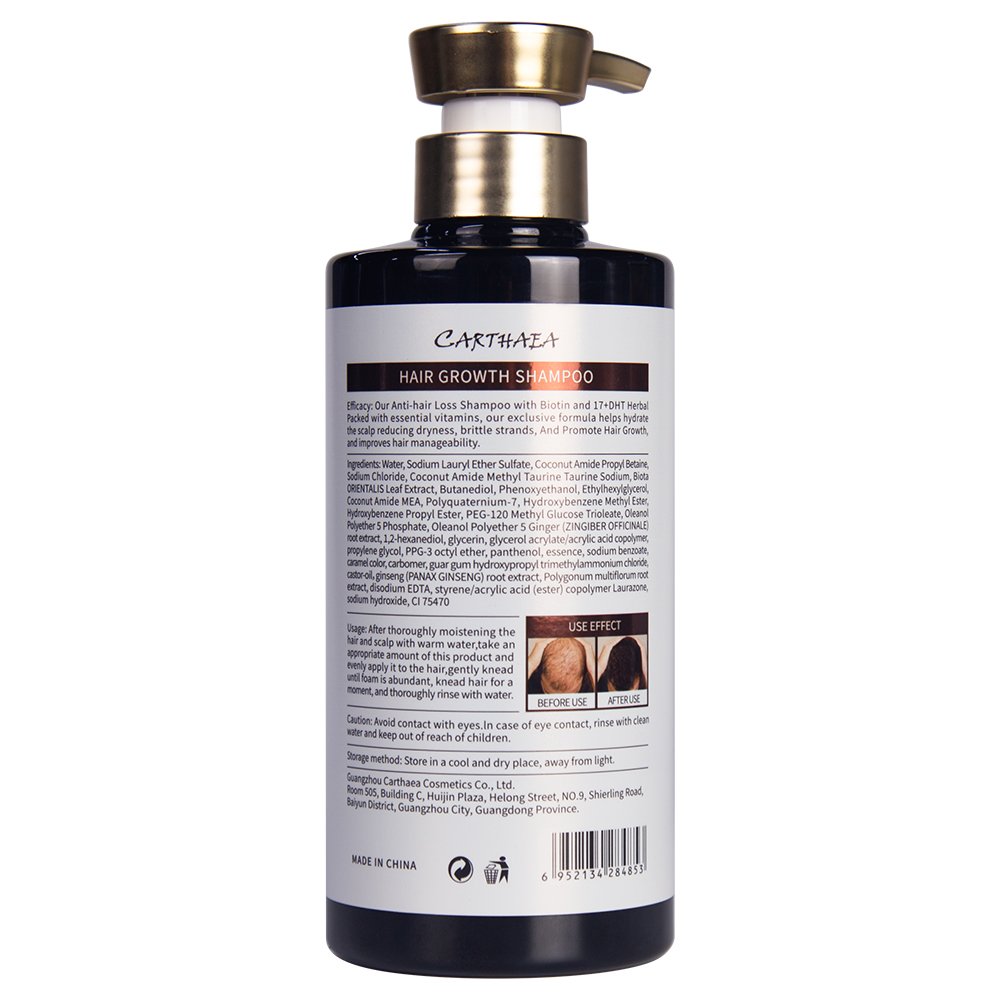 Private Label Shampoo and Conditioner Set Hair Growth Biotin anti-hair Loss Organic Ginger castor oil shampoo hair growth