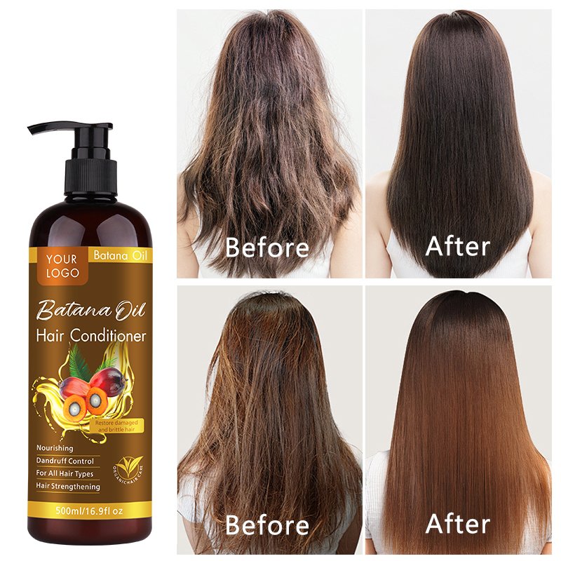 Private Label Hair Care Set Raw Batana Oil Butter Hair Growth Treatment Sulfate Free Organic Batana Oil Shampoo And Conditioner