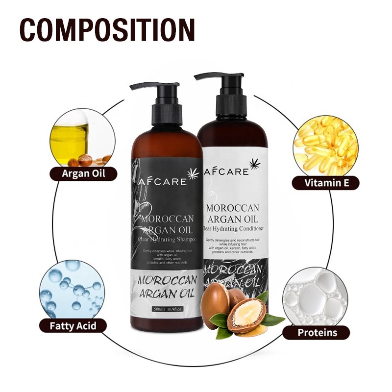 Herbal Essences Shampoo and Conditioner Set Repair Sulfate-free Moisturizing and Keratin & Argan oil Anti-hair Loss Shampoo