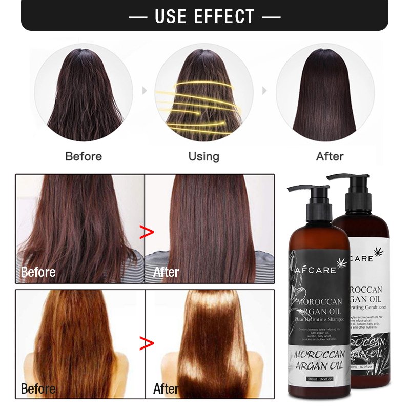 Herbal Essences Shampoo and Conditioner Set Repair Sulfate-free Moisturizing and Keratin & Argan oil Anti-hair Loss Shampoo