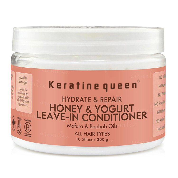 Daily Hydration Private label organic nourish Moisturizing Hair Honey Yogurt shampoo