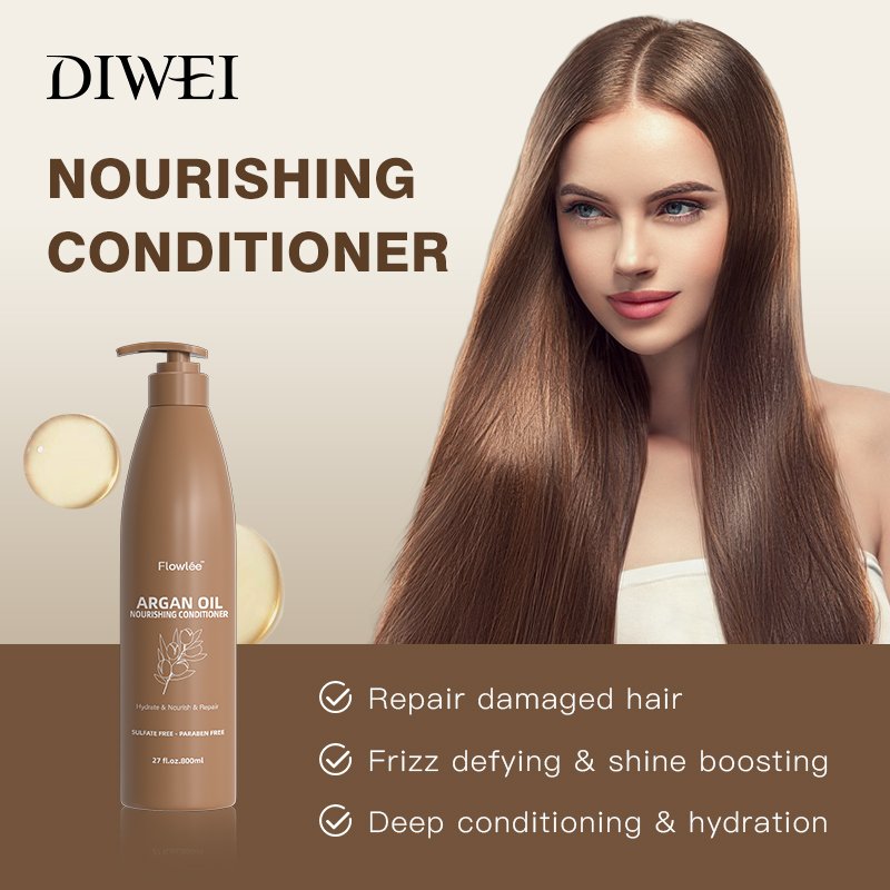 DIWEI Customized Logo Argan Oil Shampoo Nourishing Hair shampoo hair care set shampoo and conditioner