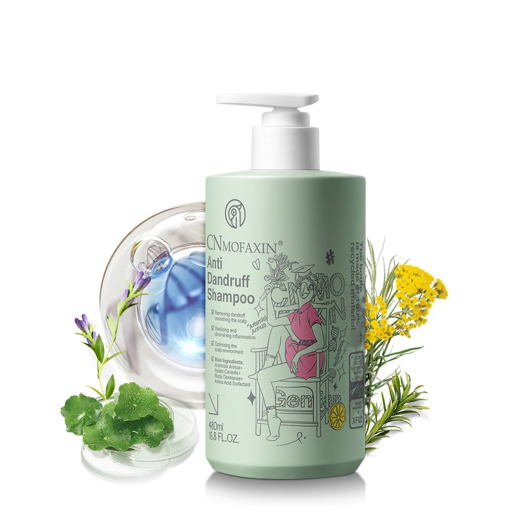 Natural hair grow hair loss organic ginger aloe vera rosemary essential mint tea tree oil shampoo for men and women