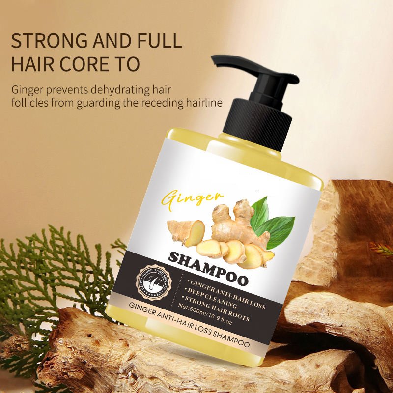 Ginger hair shampoo 500ml Anti Hair Loss Products Prevents Thinning Hair