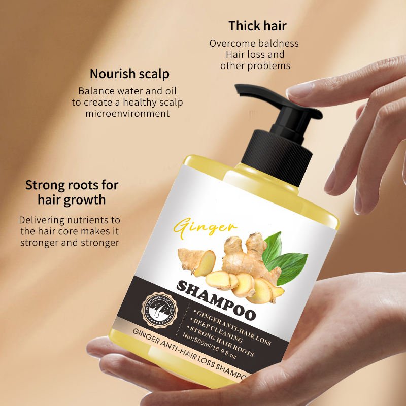 Ginger hair shampoo 500ml Anti Hair Loss Products Prevents Thinning Hair