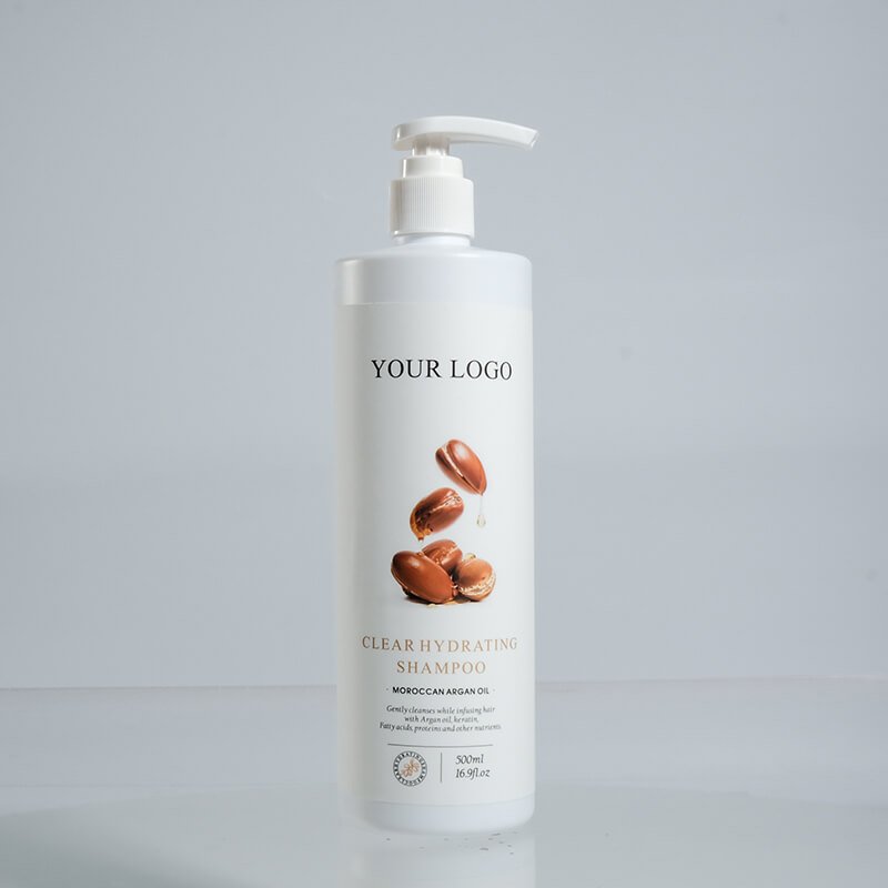 Sulfate Free Moroccan Argan Oil OEM Own Label Rosemary Mint Hair Care Set Anti Dandruff Shampoo Conditioner