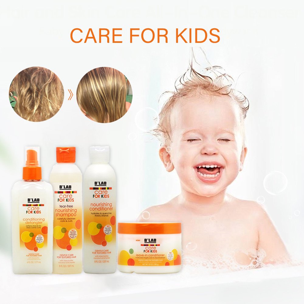 Multifunctional Wholesale OEM ODM Gently Cleanses Coils & Curls Hair Care Kids Hair Products Kid Shampoo